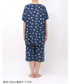 tsumori chisato SLEEP ツモリチサト パジャマ 綿100%(本体) 楊柳素材 4分袖 6分丈 レディース UDT119 /ワコール