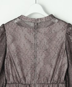 ANY SIS 【Lily Calin】バイカラードットチュール ドレス