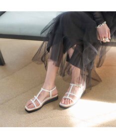 MODE ET JACOMO <carino>厚底Tストラップサンダル