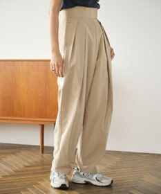 #Newans ２タックコクーンワイドパンツ
