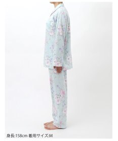 Wing パジャマ 長袖 長ズボン 綿100%(本体) 天竺素材 レディース EP7045 ウイング／ワコール