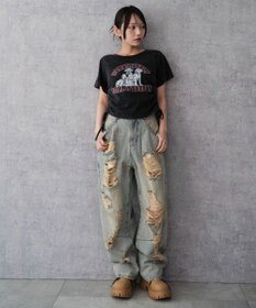 WEGO ヴィンテージライクドロストちびT