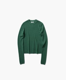 ATON RAMIE WOOL RIB | リブモックネックセーター