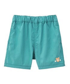 MIKI HOUSE HOT BISCUITS 【80-120cm】撥水素材 ワンポイント 5分丈パンツ