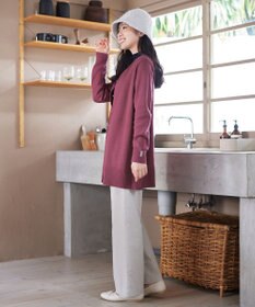 Tiaclasse 【洗える】きらボタンロングカーディガン