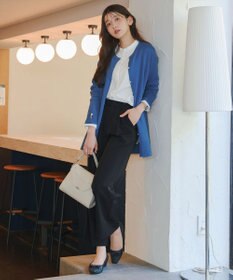 Tiaclasse 【洗える】きらボタンロングカーディガン