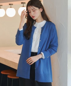 Tiaclasse 【洗える】きらボタンロングカーディガン