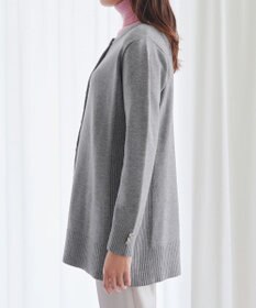 Tiaclasse 【洗える】きらボタンロングカーディガン