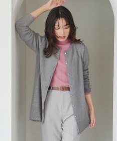 Tiaclasse 【洗える】きらボタンロングカーディガン