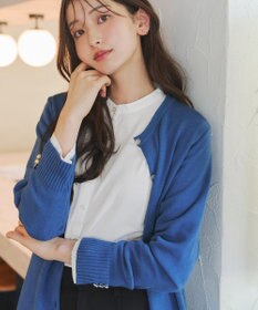 Tiaclasse 【洗える】きらボタンロングカーディガン