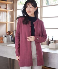 Tiaclasse 【洗える】きらボタンロングカーディガン