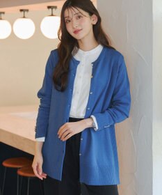 Tiaclasse 【洗える】きらボタンロングカーディガン