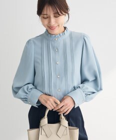 Green Parks ・ＥＬＥＮＣＡＲＥ　ＤＵＥ　ピンタックブラウス