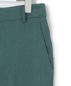 23区 【洗える】リネンレーヨンストレッチ テーパード パンツ