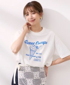 OP／FILA 【Ocean Pacific】アイスクリームプリント半袖Tシャツ