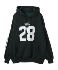 WEGO サイドラインナンバリングパーカー