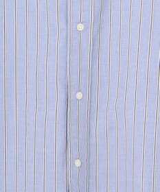 J.PRESS YORK STREET 【UNISEX】タイプライターストライプ バンドカラーシャツ