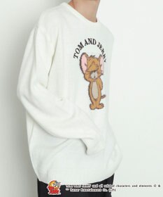 WEGO JERRY　シャギージャガードニット