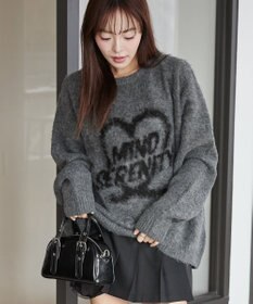 WEGO 【ユニセックス着用ITEM/MLサイズ展開】シャギーグラフィックプルオーバー