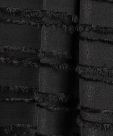 組曲 【WEB限定】ボーダーカットジャカード フレアスカート