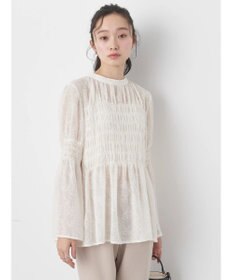 earth music&ecology ジャガードシャーリングプルオーバー