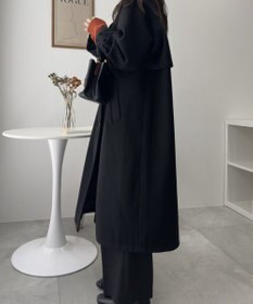 WEGO スタンドカラーロングコート