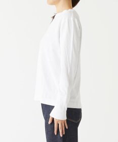 caqu caqu x GoodOn roundneck L/S tee  シンプルゆったりフィットシャツ