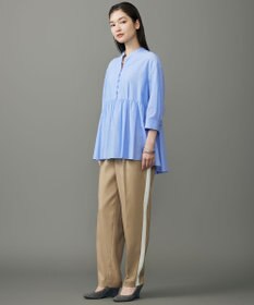 自由区 【カタログ掲載】ウールライクストレッチテーパード パンツ