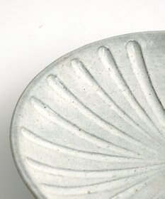 たち吉 【たち吉】粉引彫文中皿〈2枚〉美濃焼