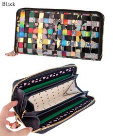 tsumori chisato CARRY エポネコメッシュ ラウンドファスナー長財布