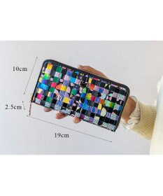 tsumori chisato CARRY エポネコメッシュ ラウンドファスナー長財布