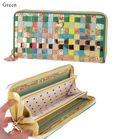 tsumori chisato CARRY エポネコメッシュ ラウンドファスナー長財布