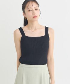 earth music&ecology リブニットタンクトップ