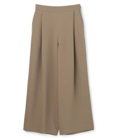 UNFILO 【セットアップ着用可】サマーセットアップ ワイドパンツ モカ