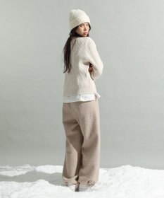 CRAFT STANDARD BOUTIQUE ミニモールハーフジップニットプルオーバー