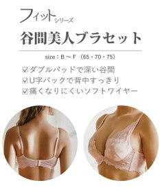 San-ai Resort（三愛水着楽園） 【SALE】【northerly bra フィットシリーズ 谷間美人】谷間美人ブラセット