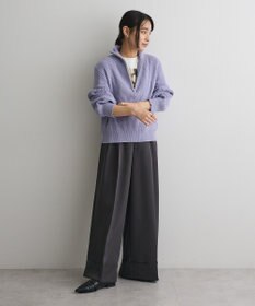 CRAFT STANDARD BOUTIQUE ミニモールハーフジップニットプルオーバー