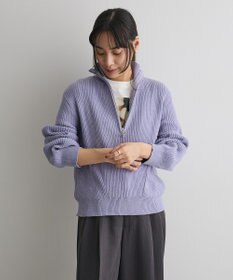 CRAFT STANDARD BOUTIQUE ミニモールハーフジップニットプルオーバー
