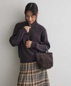 CRAFT STANDARD BOUTIQUE ミニモールハーフジップニットプルオーバー
