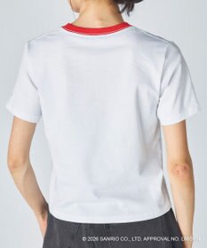 OP／FILA 【Ocean Pacific×ハローキティ】ワッペンリンガーチビTシャツ