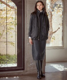 23区 S 【SLOW/一部店舗限定】リバーシブルボアコンビ ベスト