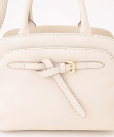 ANY SIS 【2WAY】ベルトバックルラウンドミディトート バッグ