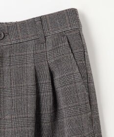 ANY 【洗濯機可/ウエストゴム】ウーリッシュ２タックワイドパンツ