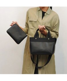 UNBILLION 【訳あり商品】カシュカシュ cache cache / テープディテール2wayパーテーショントート