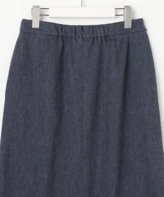 J.PRESS LADIES リネンバイオシャンブレー Aライン スカート