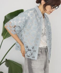 AMERICAN HOLIC アートレース半袖シャツ