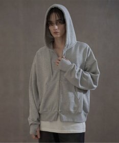 WEGO ショートダブルZIPパーカー