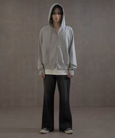 WEGO ショートダブルZIPパーカー