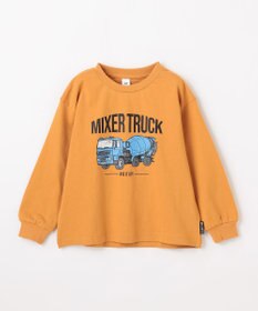 ANY KIDS はたらく車プリント 長袖Tシャツ