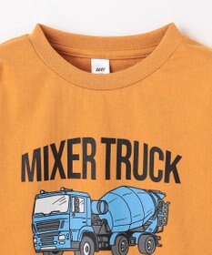 ANY KIDS はたらく車プリント 長袖Tシャツ